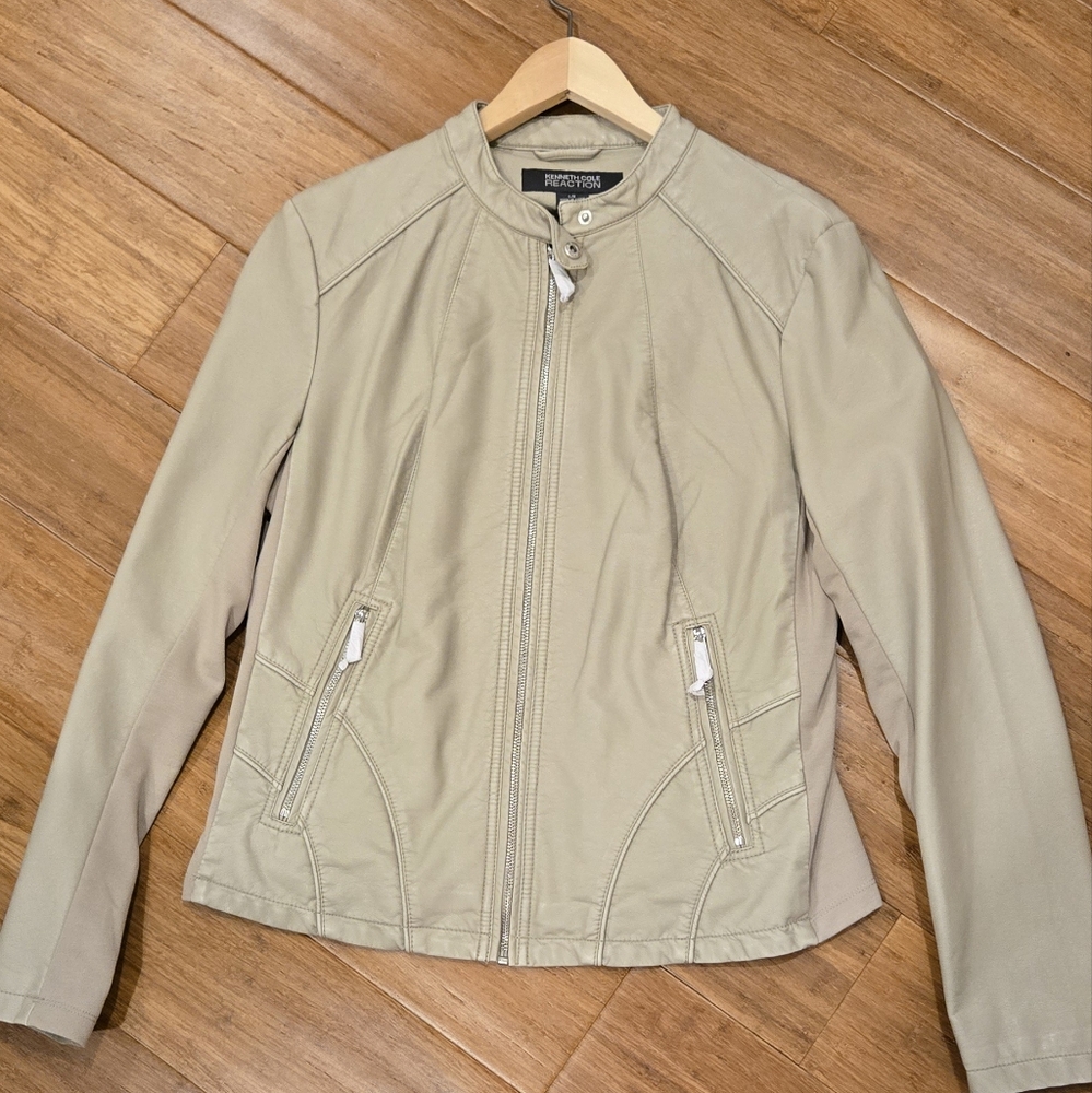 Kenneth Cole Reaction Vegan Leather Jacket